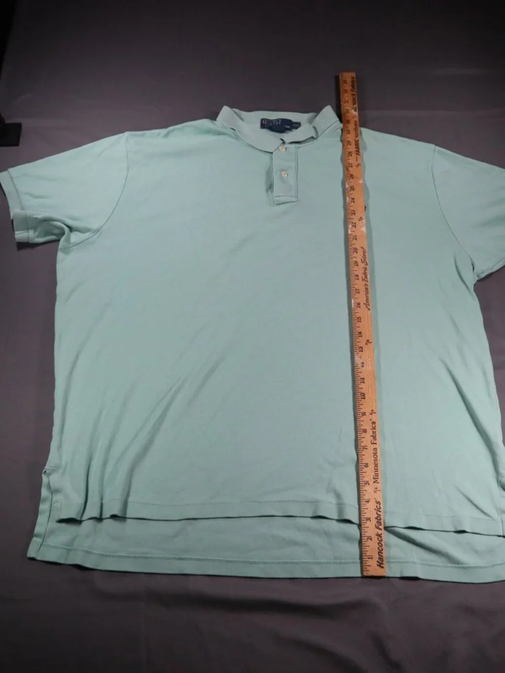 Polo Ralph Lauren Men's Shirt Short-Sleeve XXL Green/Teal